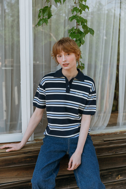 Retro stripe ice knit