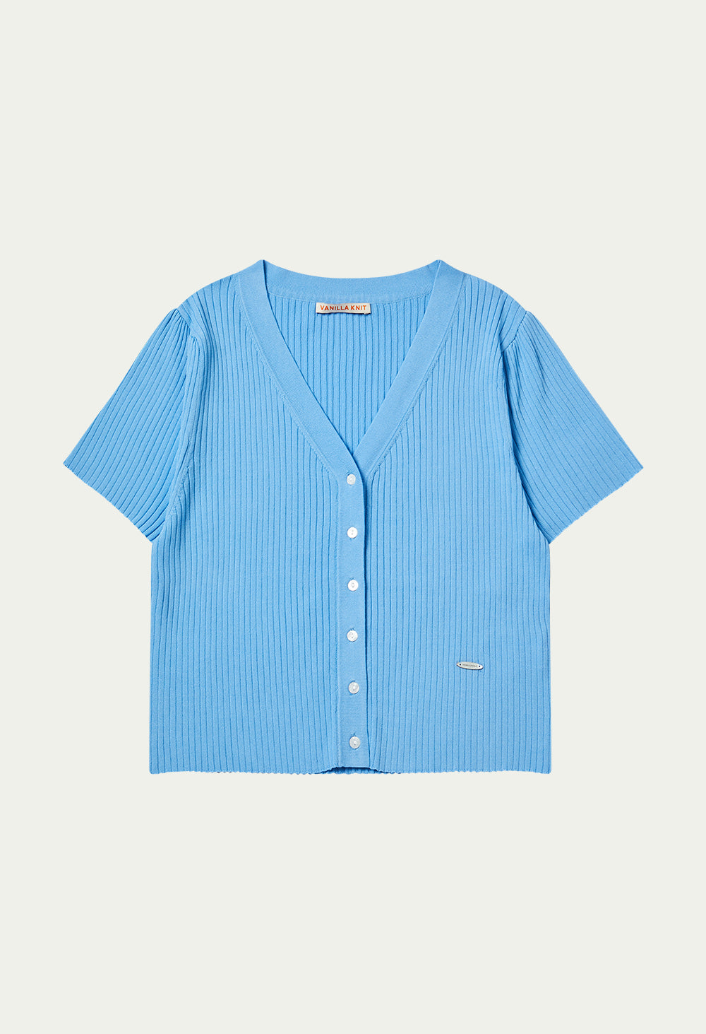[Same-Day Shipping] Sherbet silk knit iced sleeve knit
