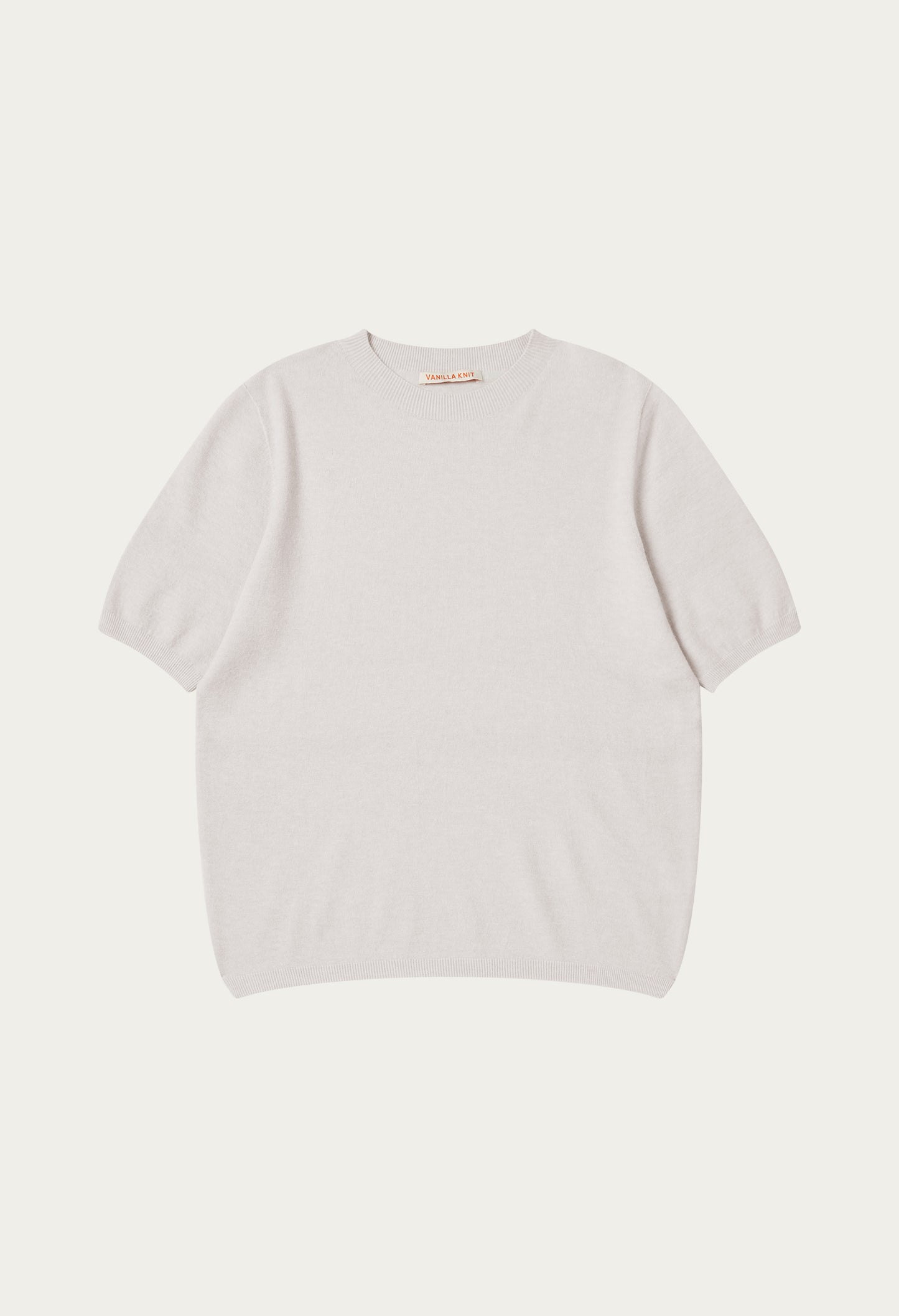 Loose Fit York Wool Volume Half Sleeve Knit