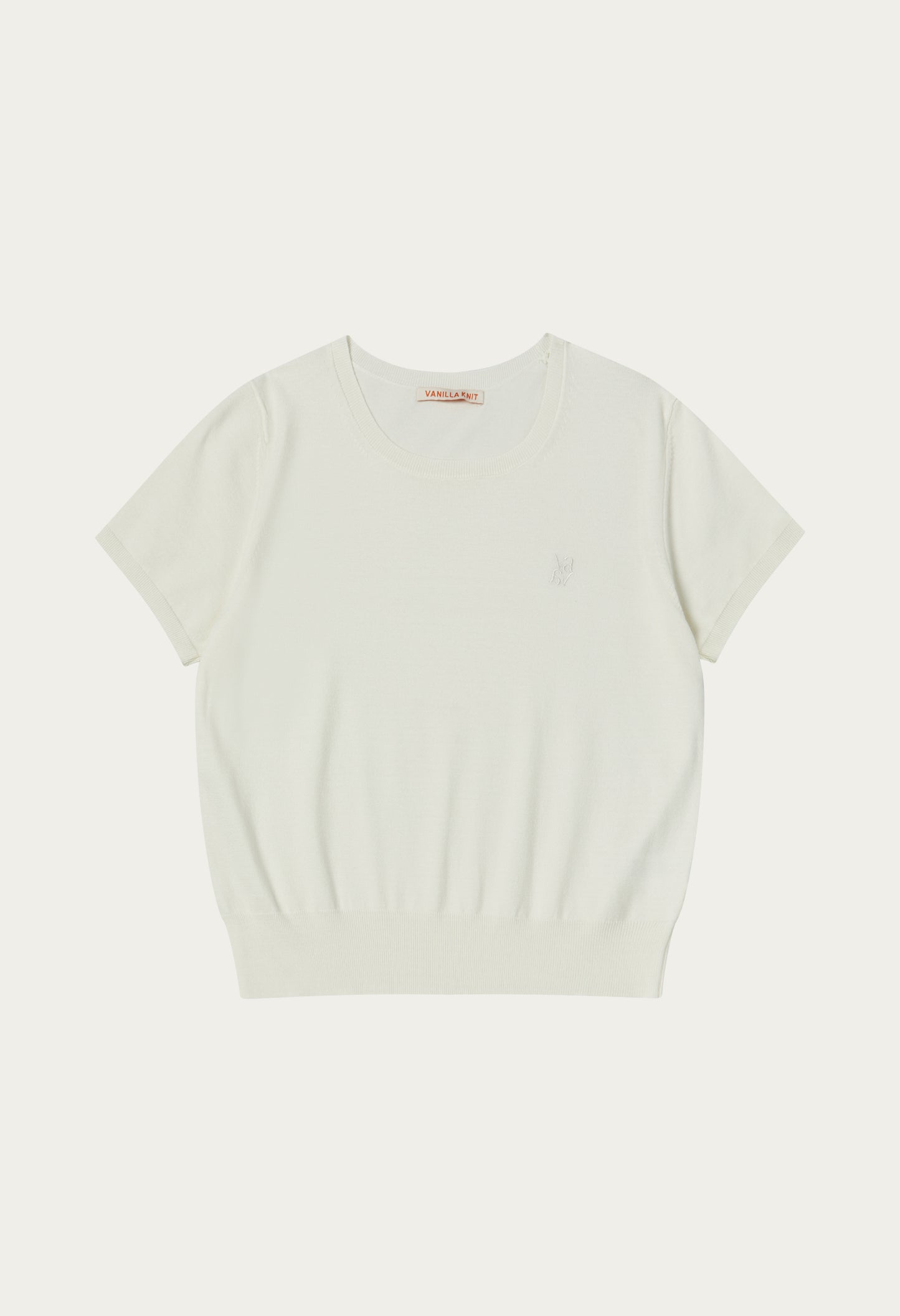 Sunshine basic half sleeve knit