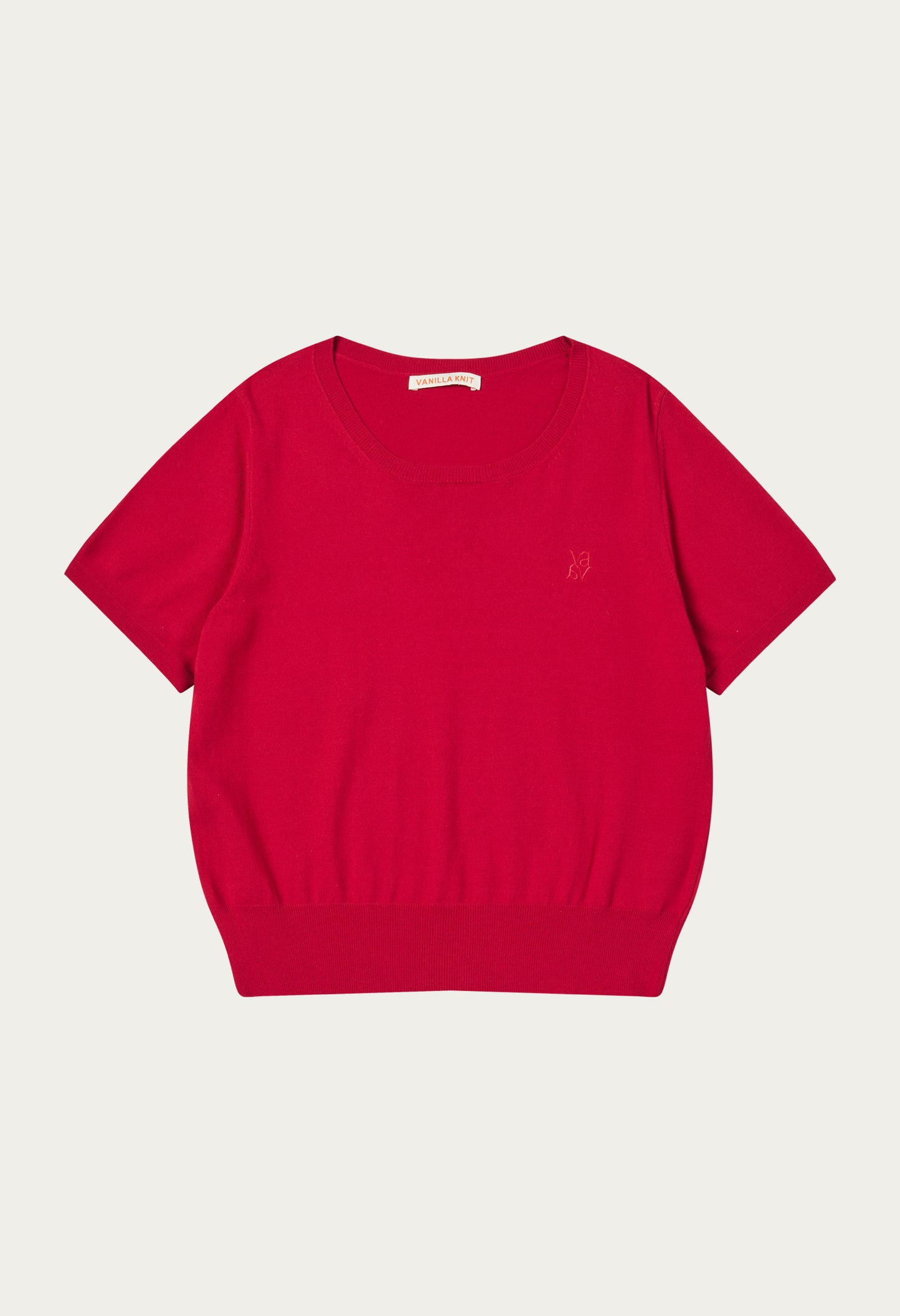 Sunshine basic half sleeve knit