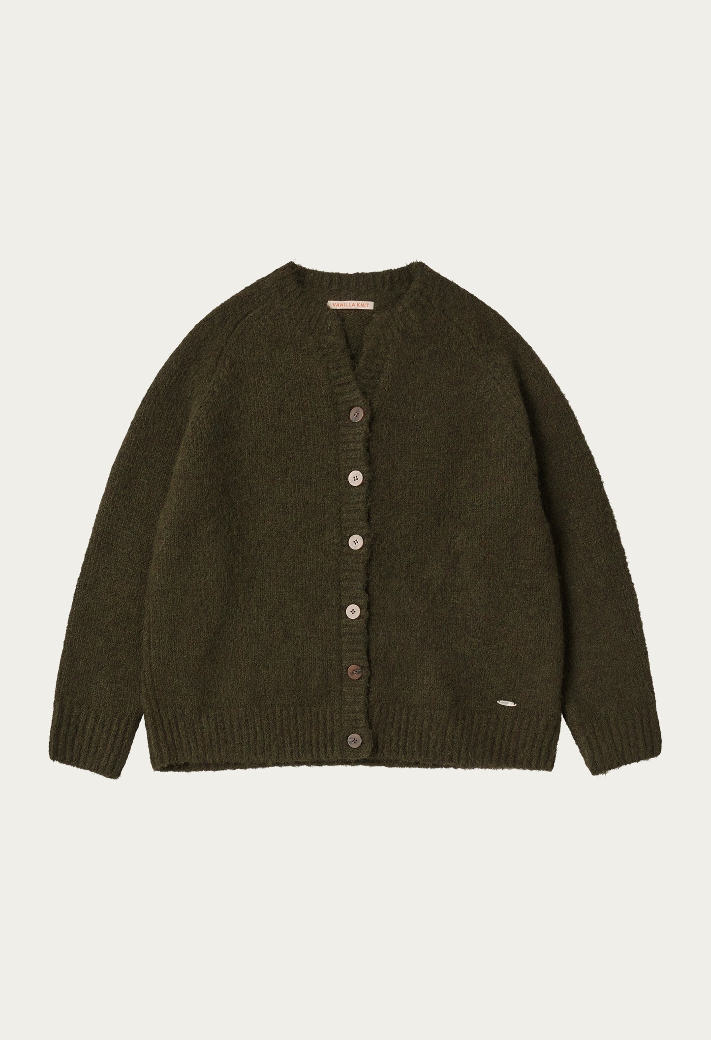 Foggy wool overfit cardigan