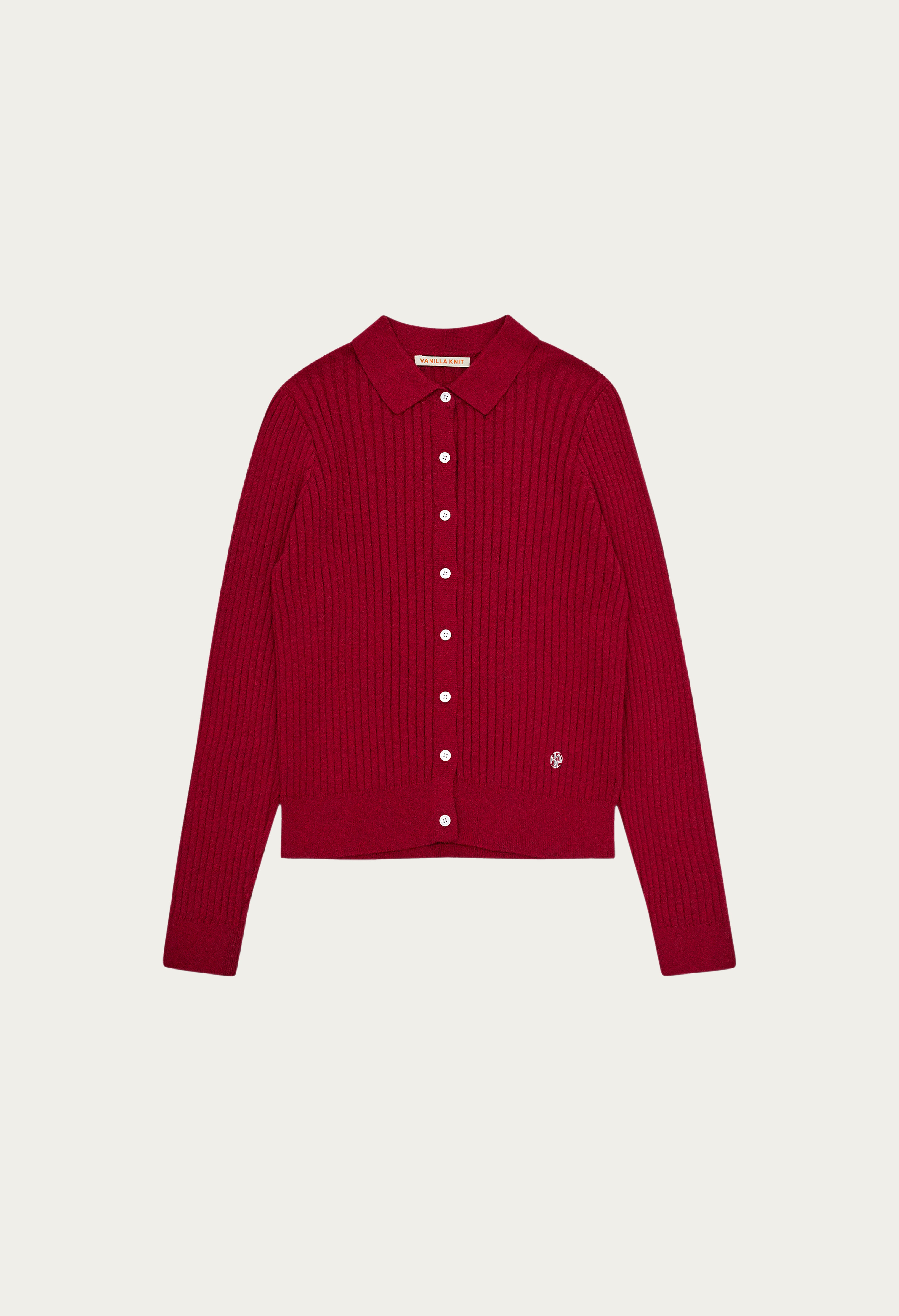 Romance collar knit cardigan – vanillaknit
