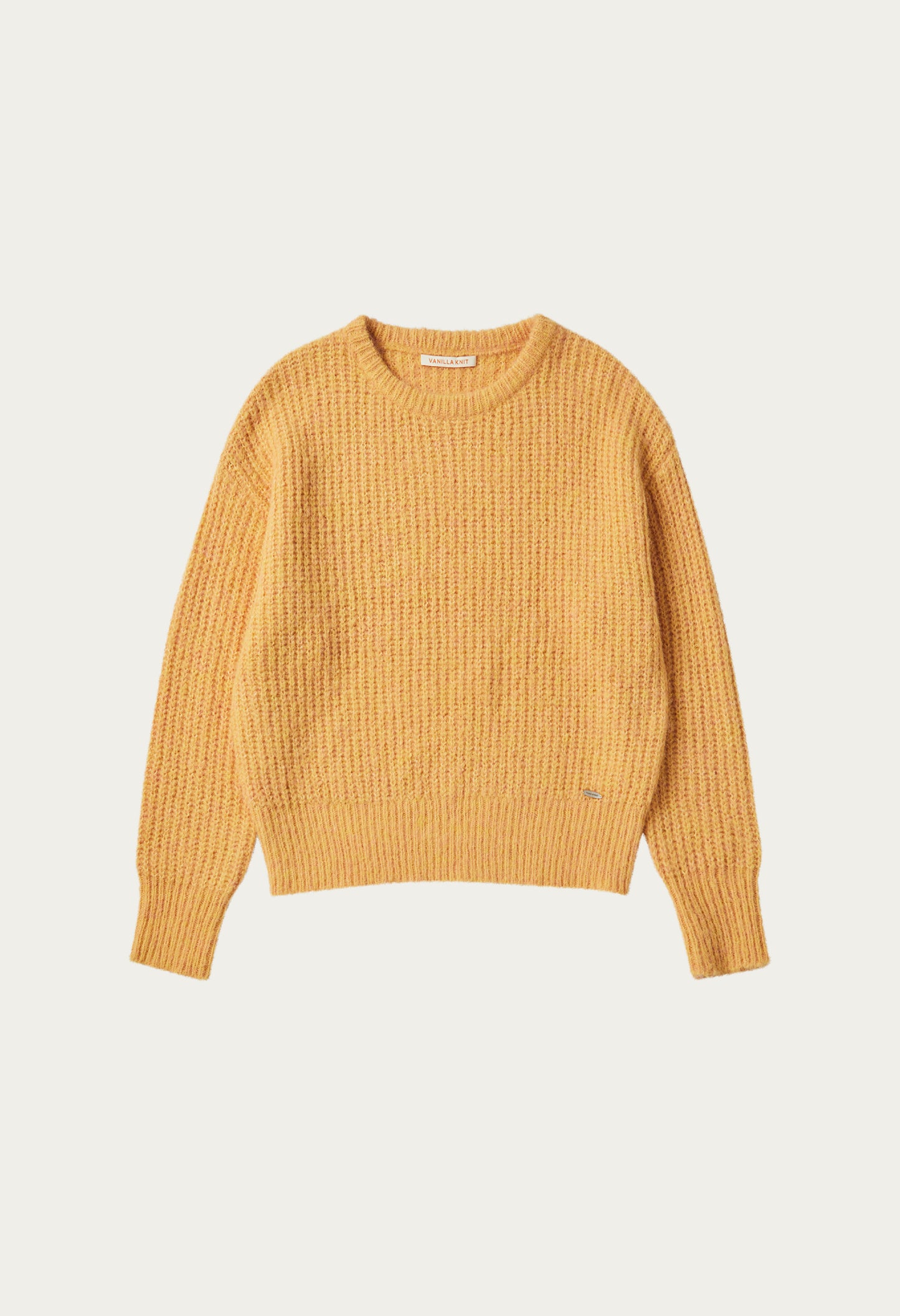 Touched loose fit wool knit