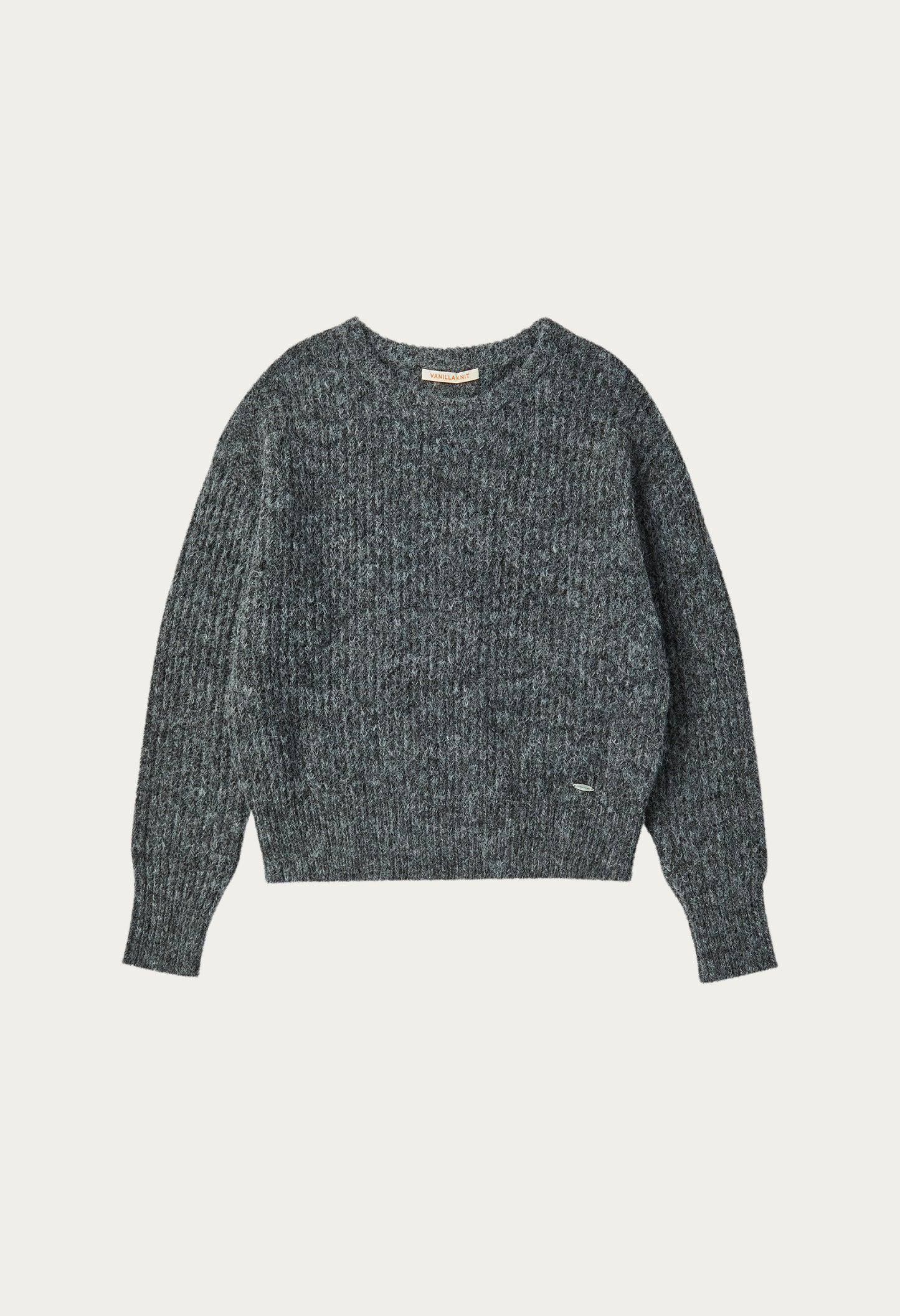 Touched loose fit wool knit